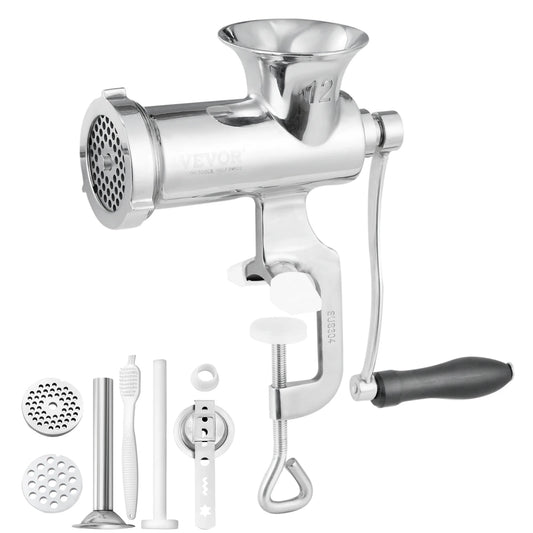 Succebuy Manual 304 Stainless Steel Meat Grinder With Table Clamp