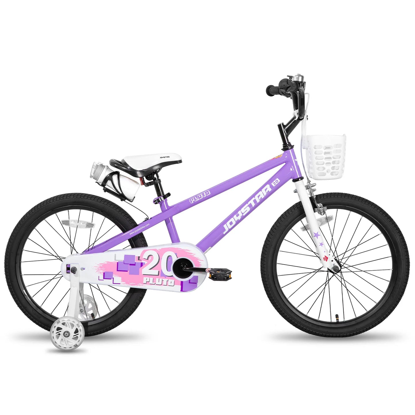 JOYSTAR Kids Bicycle Ages 3 To 12 Illuminated Training Wheels