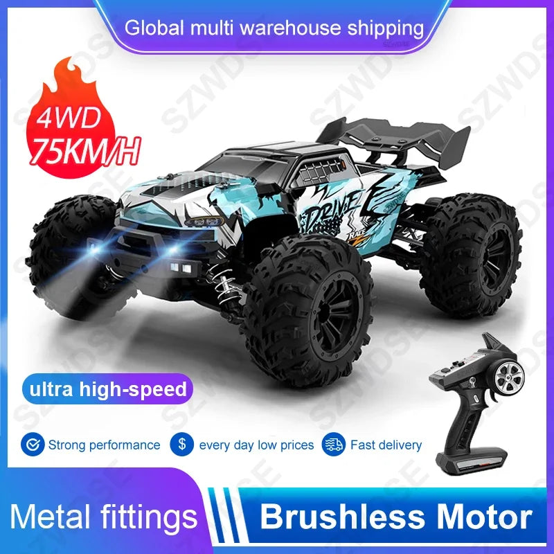 WDSZKMYF High Speed 4WD RC Car Brushless Off Road Truck