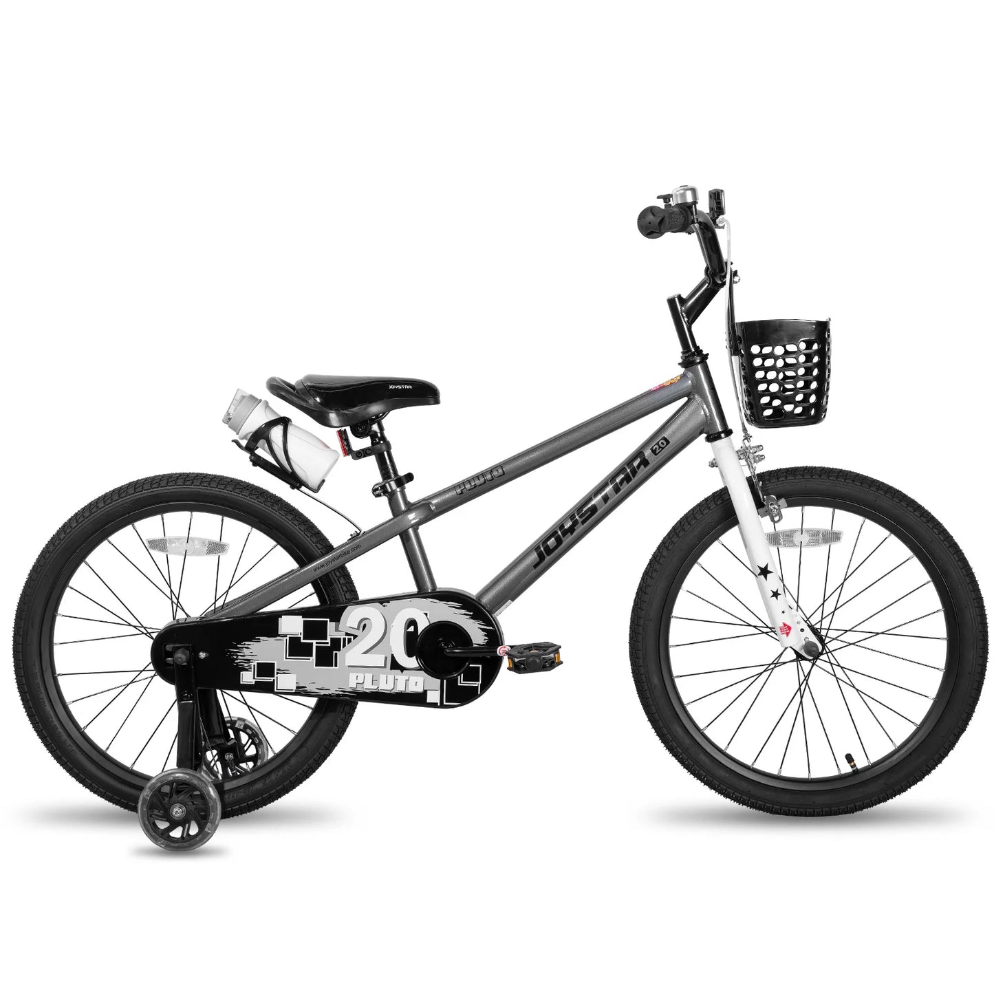 JOYSTAR Kids Bicycle Ages 3 To 12 Illuminated Training Wheels