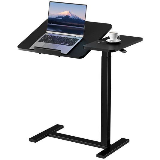 MCQ Standing Desk Flip C Shaped Table Height Adjustable Ergonomic Storage