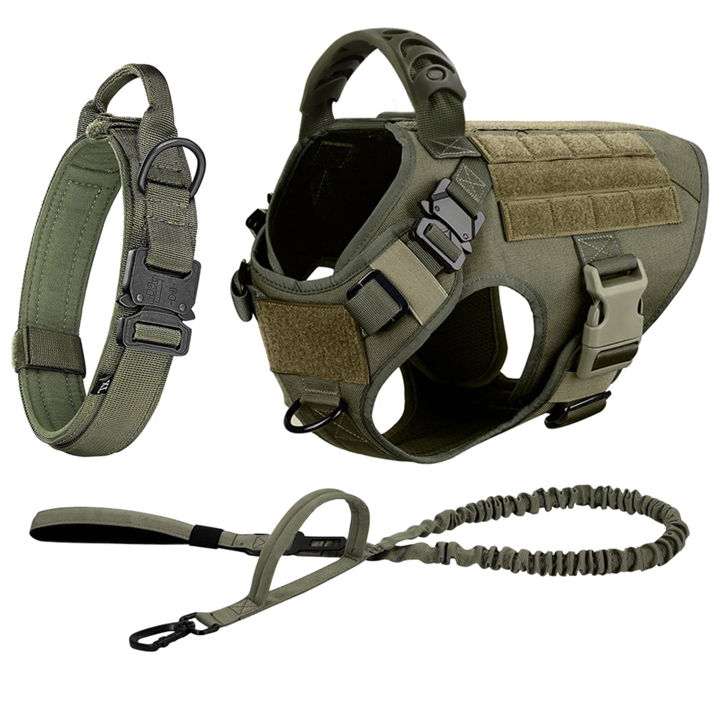 Dog Harness And Leash Set For Training And Walking
