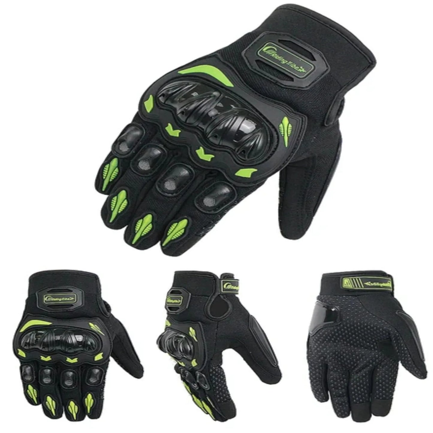 Nylon And Cotton Full Finger Motocross Racing Motorcycle Gloves