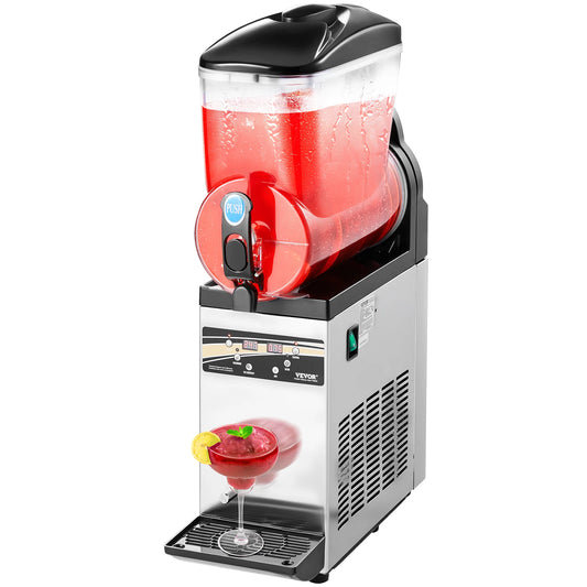SucceBuy Commercial Slushy Machine Single Tank Frozen Drink Maker