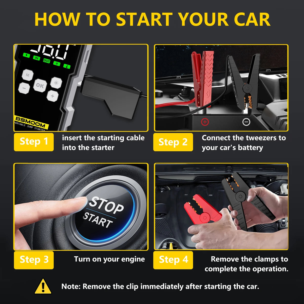 BIUBLE 7000A Car Jump Starter With Air Compressor And Flashlight