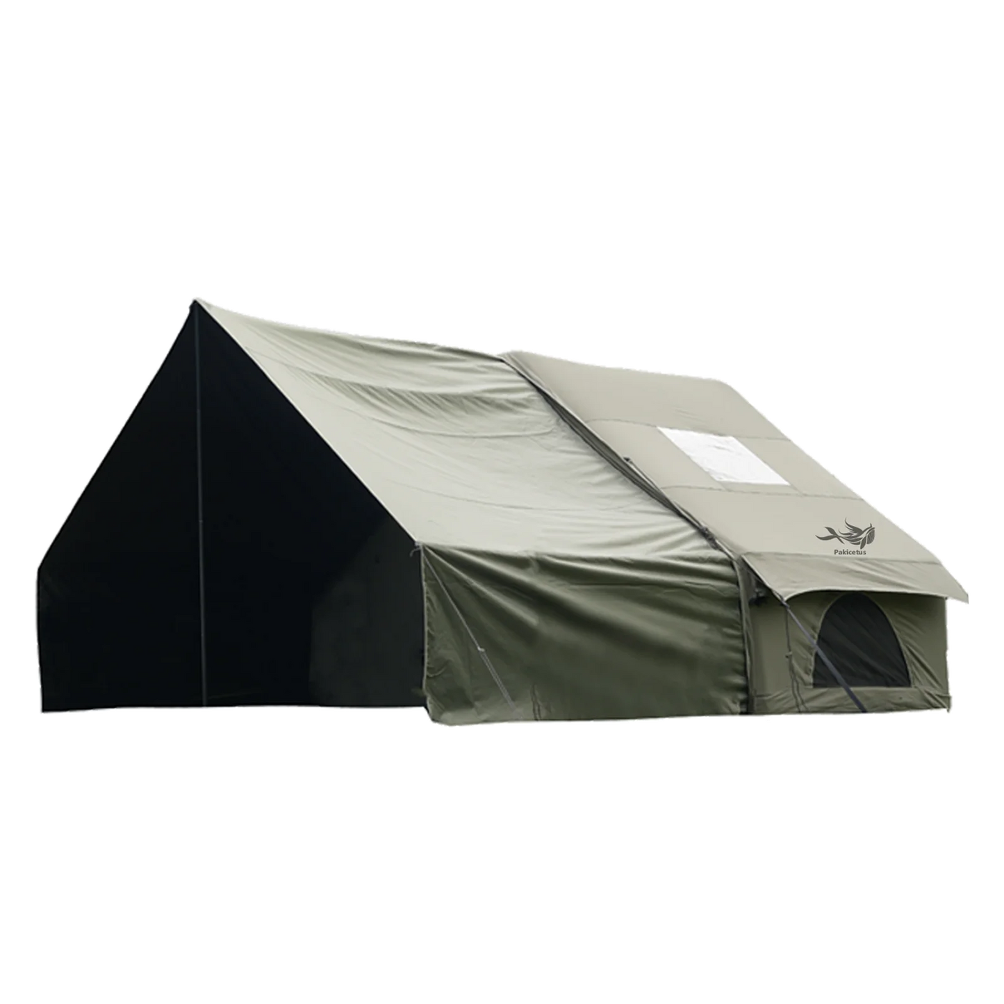 Pakicetus Large Luxury Inflatable Glamping Tent Manual Pump 4 Season