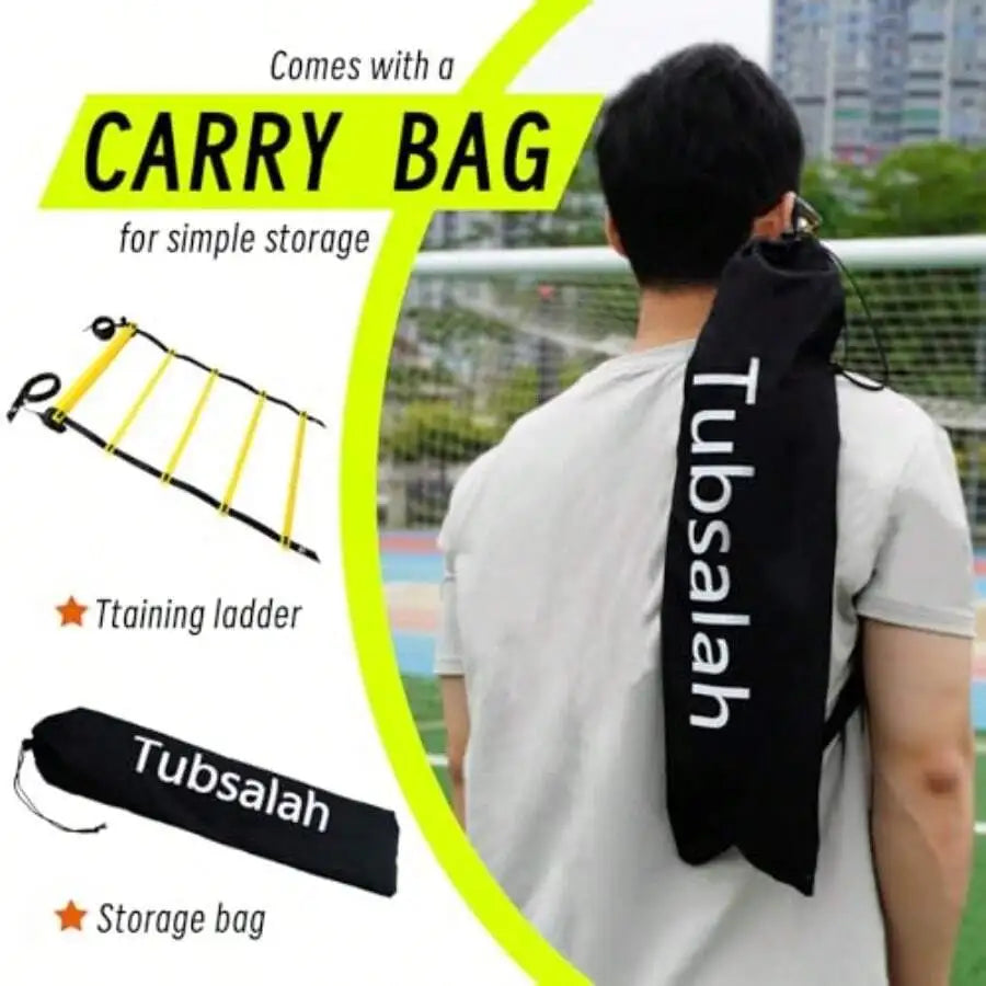 Adjustable Agility Ladder With Carry Bag For Athletic Training