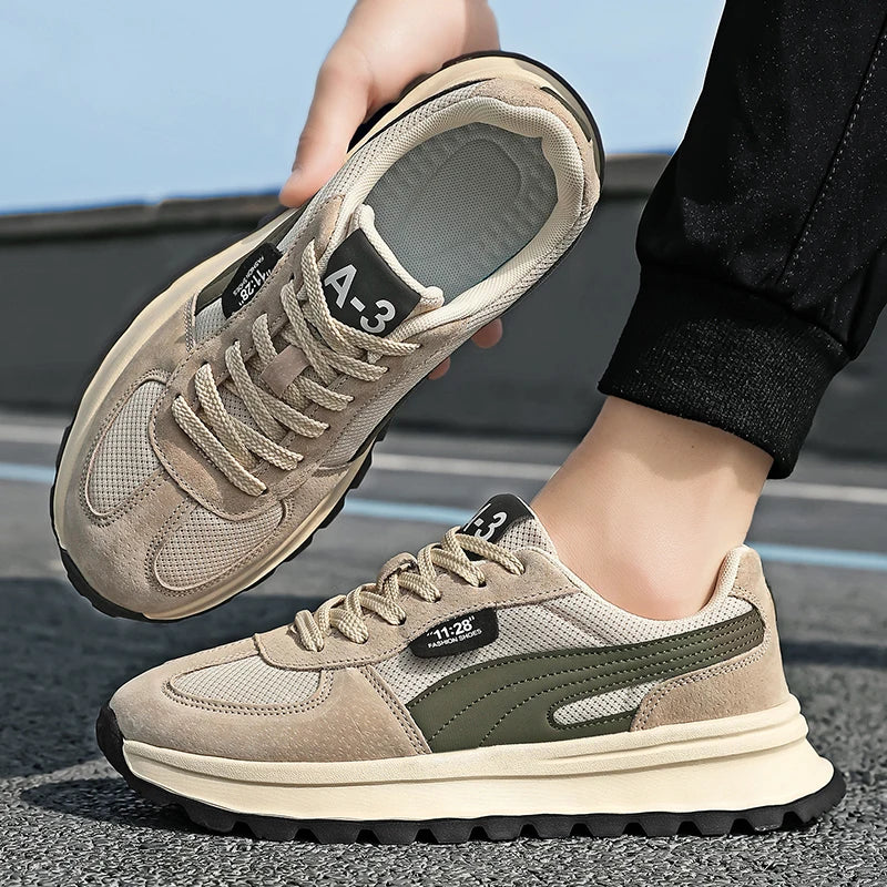 Casual Men Sneakers Breathable Running Shoes Rubber Sole