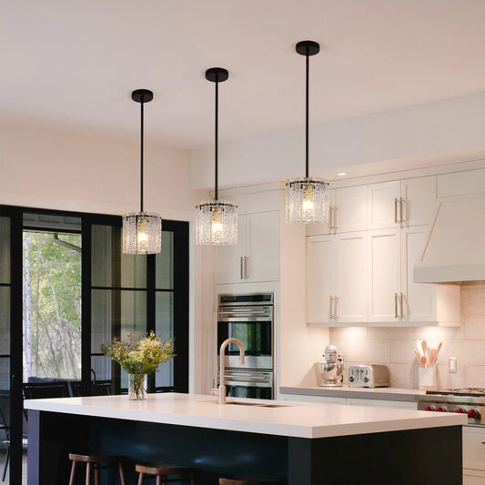 GreeLustr Crystal Glass Pendant Light For Modern Home Decor