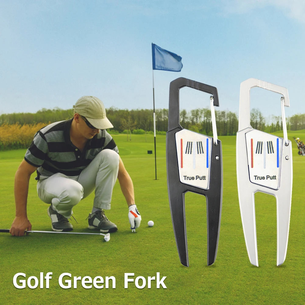 APWIKOGER Golf Divot Repair Tool Training Fork Zinc Alloy