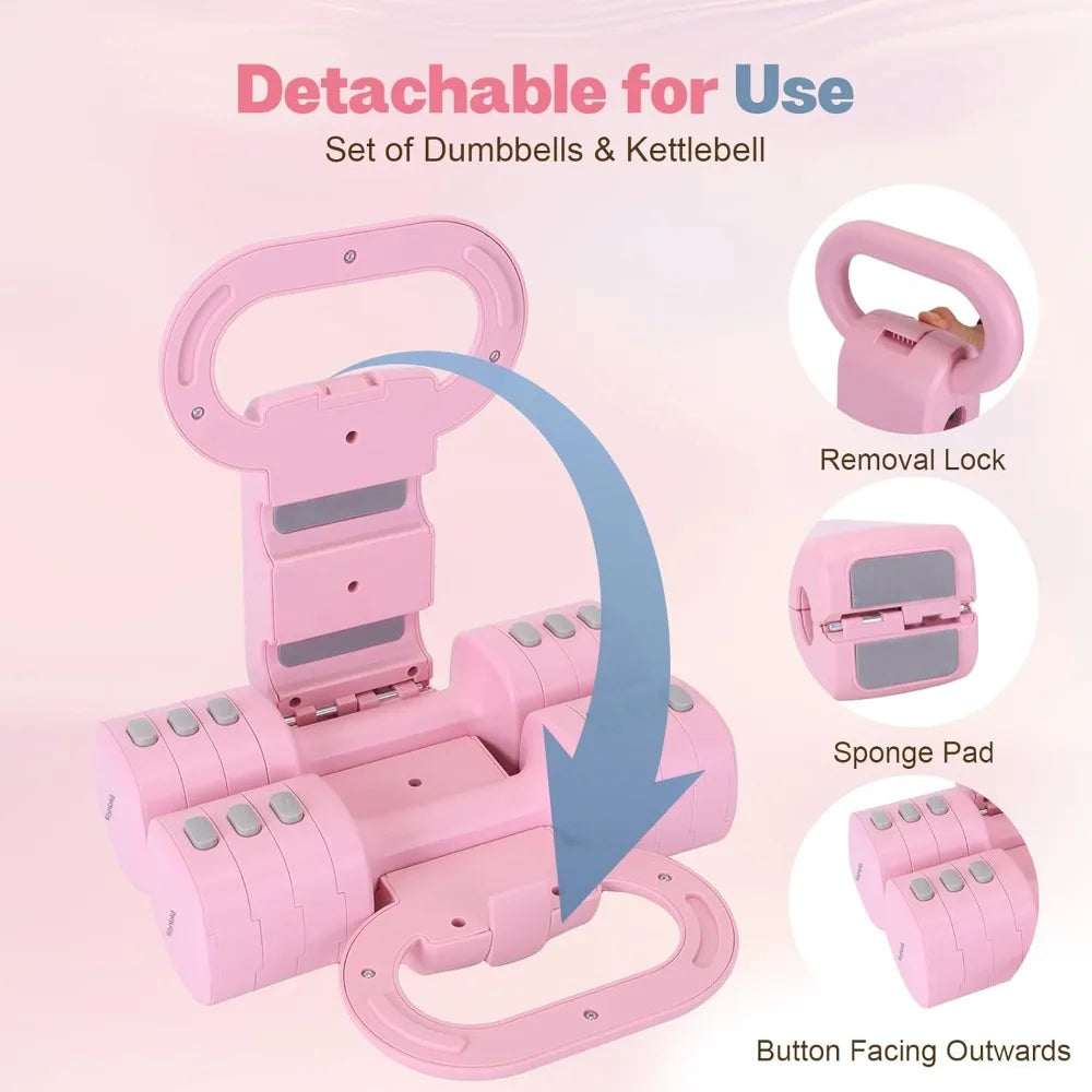 YTYIN Adjustable Dumbbells Set Of Two With Fast Adjustment