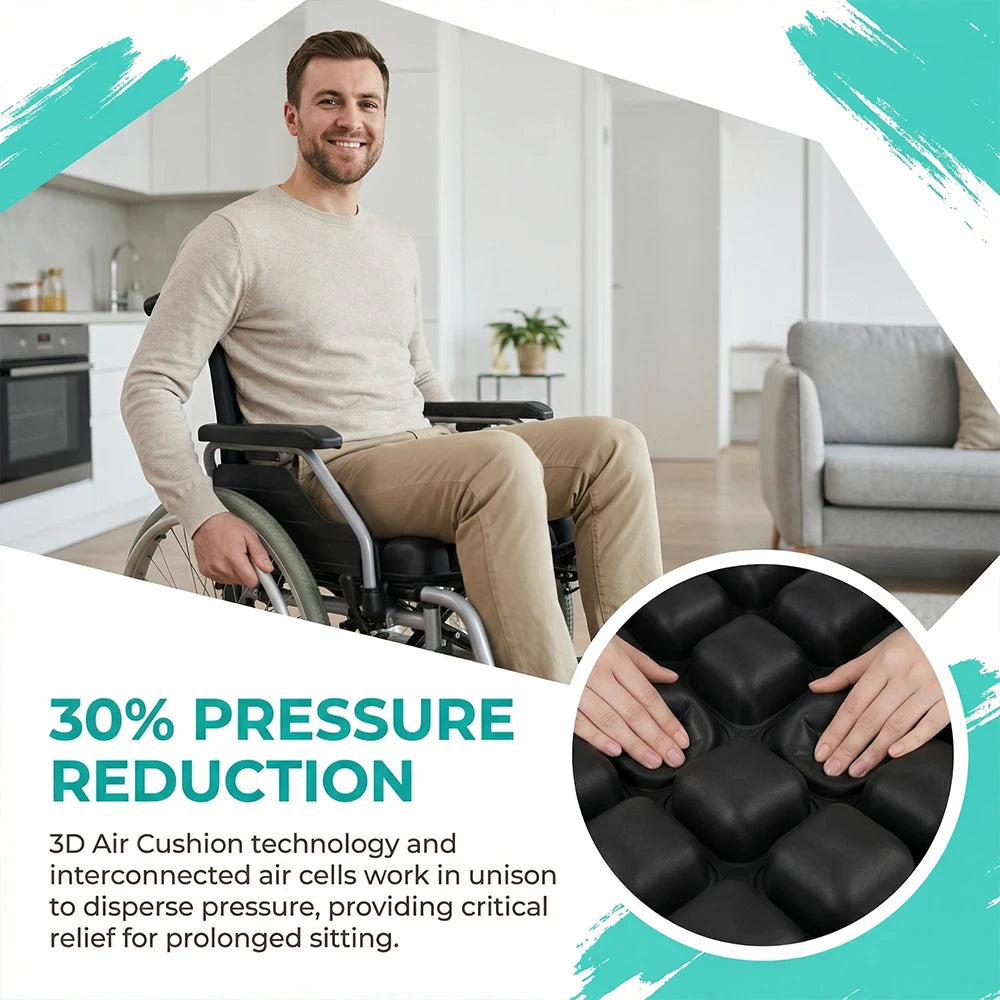49 Cell Air Seat Cushion for Office Home Outdoor Use