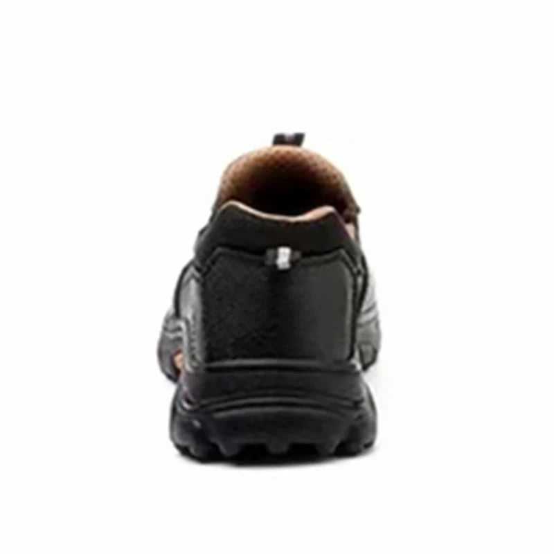 Mens Composite Toe Work Boots With Metatarsal Guard And Anti Slip Outsole