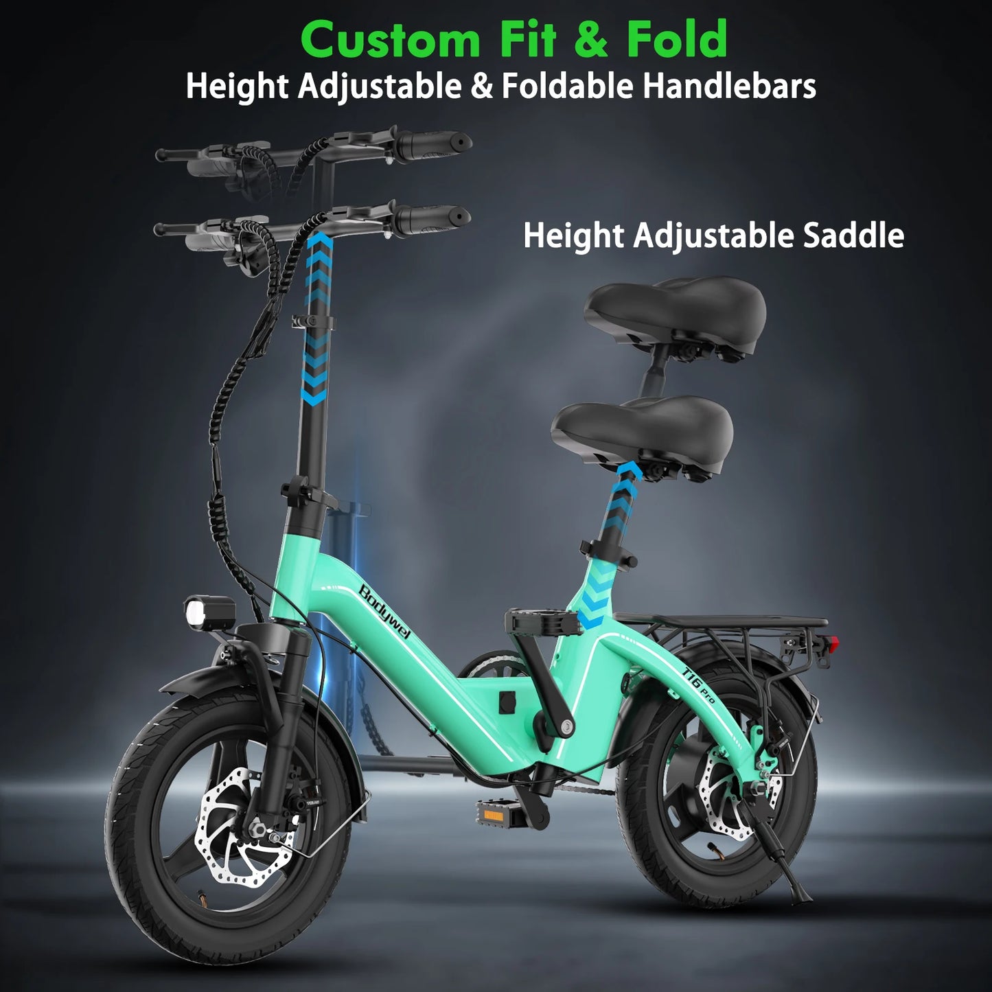 Bodywel T16pro Foldable Electric Bike With 750W Motor