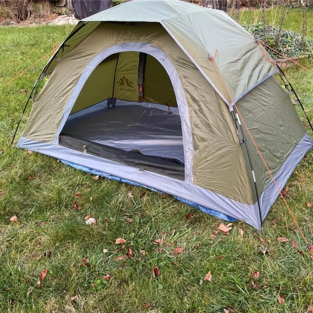 Night Cat Waterproof Double Layer Tent Rainfly Easy Clip Setup
