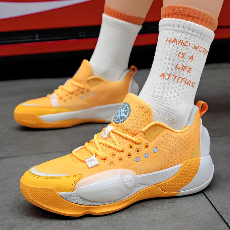Men Basketball Sneakers Non Slip Training Shoes Outdoor Wear Resistant