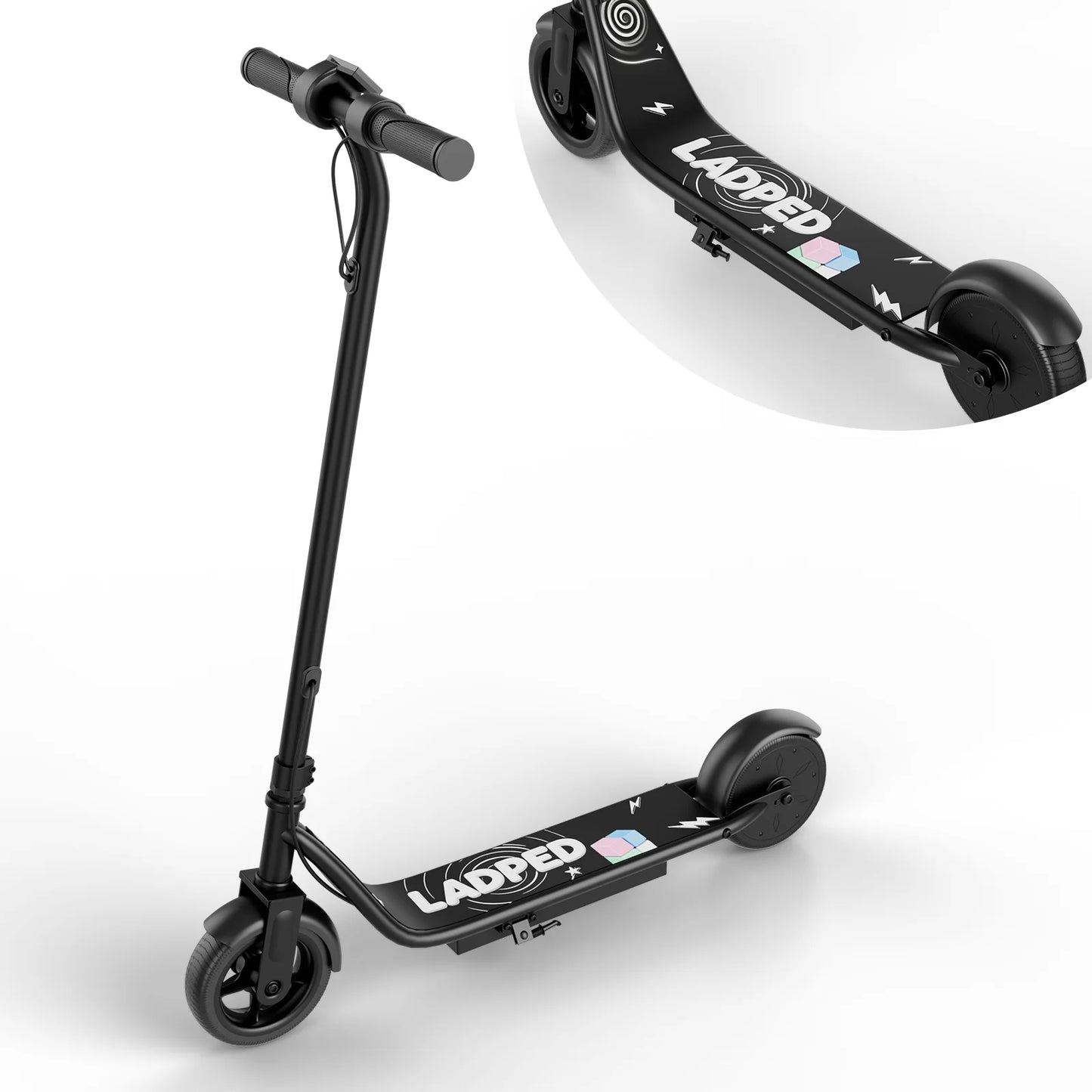 Ladped Kids Electric Scooter 3 Speed Modes 9 MPH Range