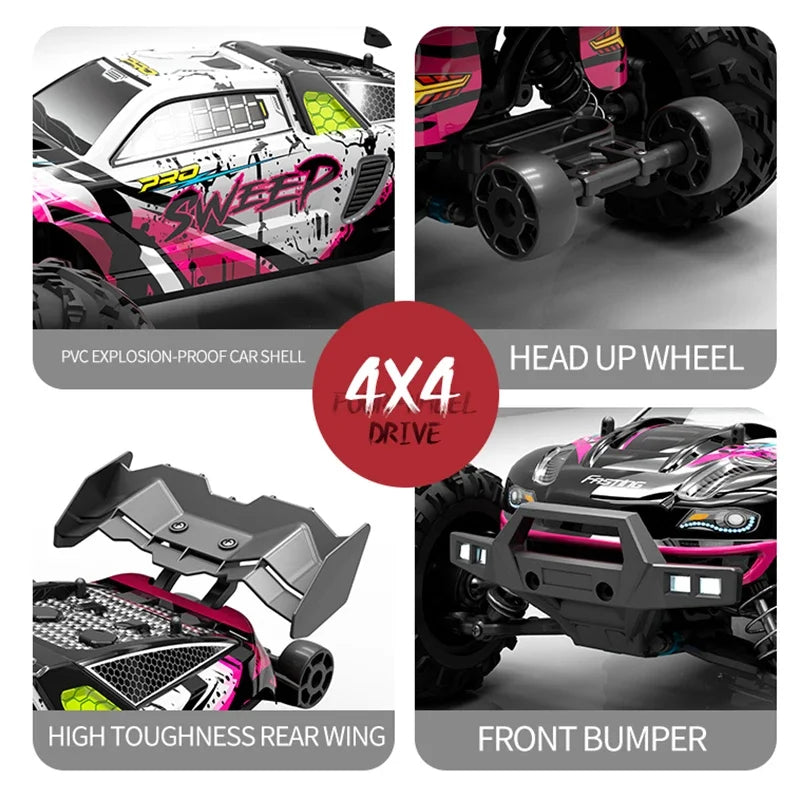 WDSZKMYF High Speed 4WD RC Car Brushless Off Road Truck