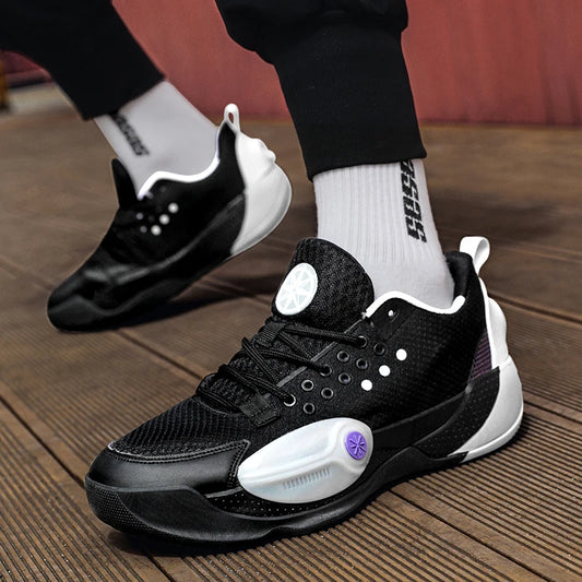 Men Basketball Sneakers Non Slip Training Shoes Outdoor Wear Resistant