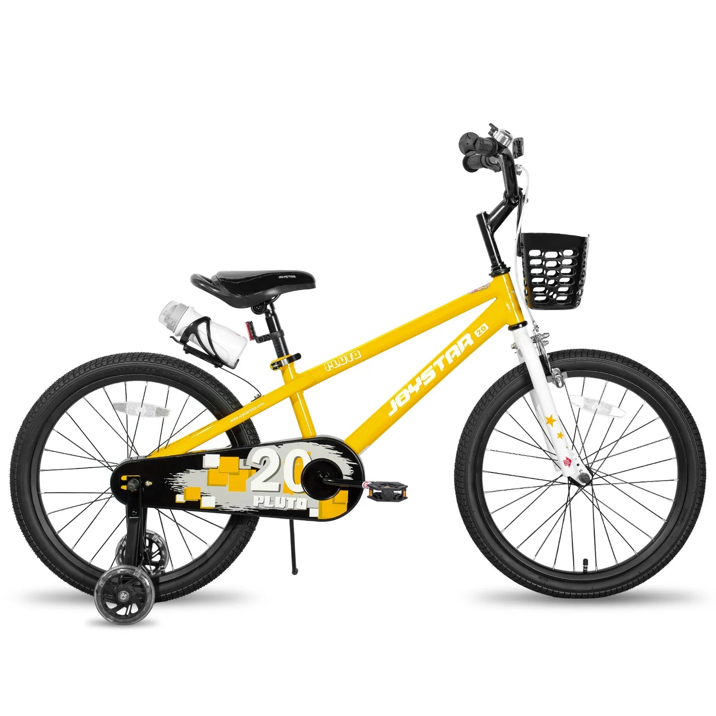 JOYSTAR Kids Bicycle Ages 3 To 12 Illuminated Training Wheels