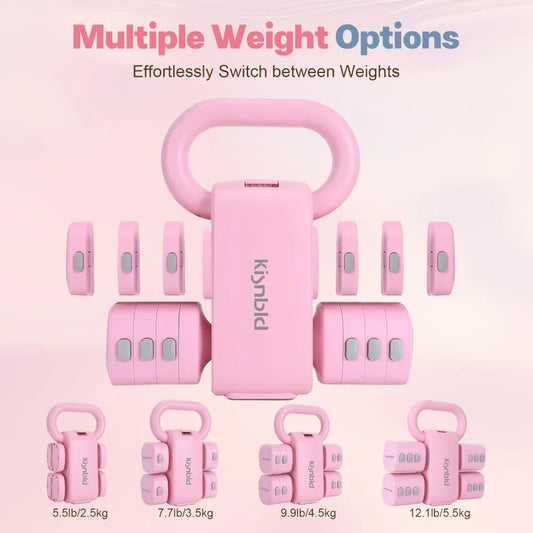 YTYIN Adjustable Dumbbells Set Of Two With Fast Adjustment