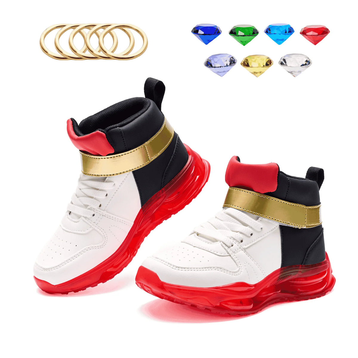 Shadow Athletic Sneakers For Kids Boys Leather Running Shoes
