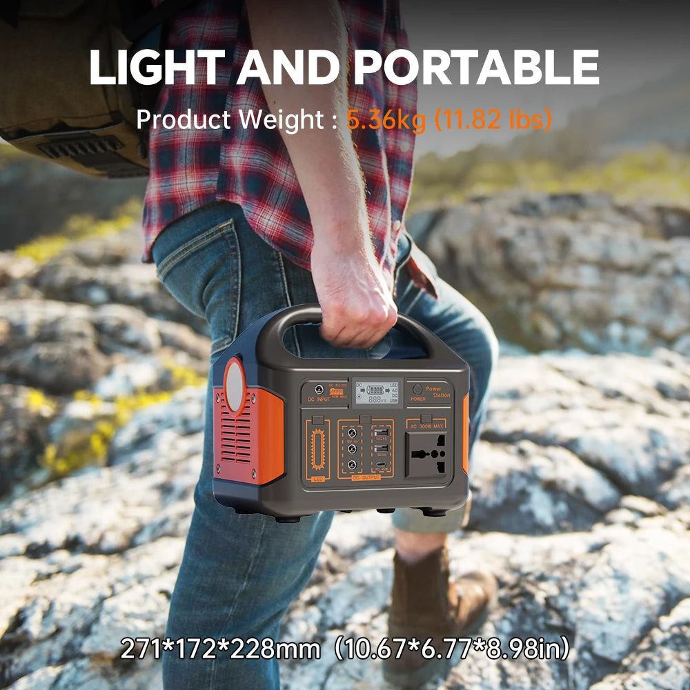 GaiaRay Portable Solar Power Station 500W 460Wh Outdoor