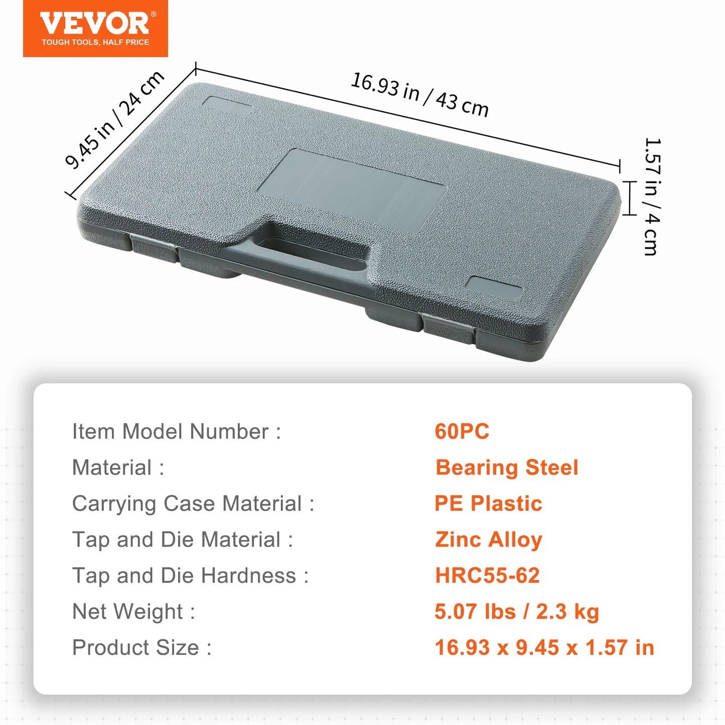 Tap And Die Set Bearing Steel Taps And Dies For Metalworking Projects